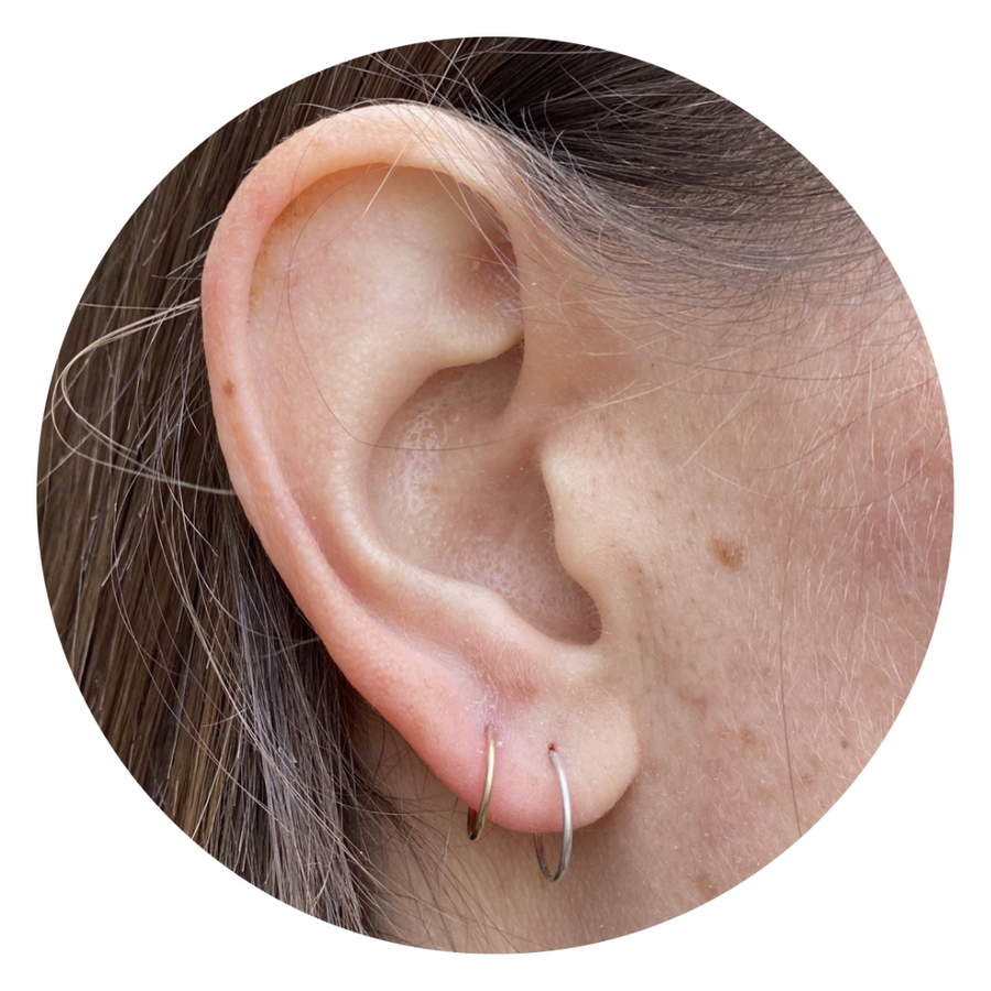Tiny Hoops - Ear and Nose